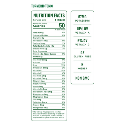 Pure Green Turmeric Tonic 2oz