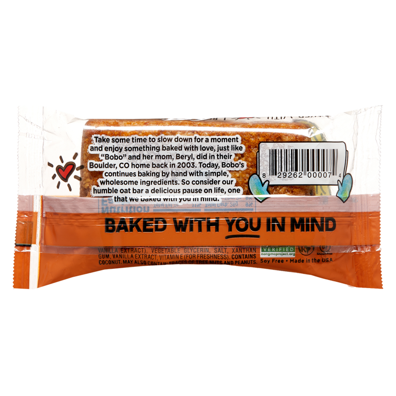 Bobo's Chocolate Chip Oat Bar 3oz