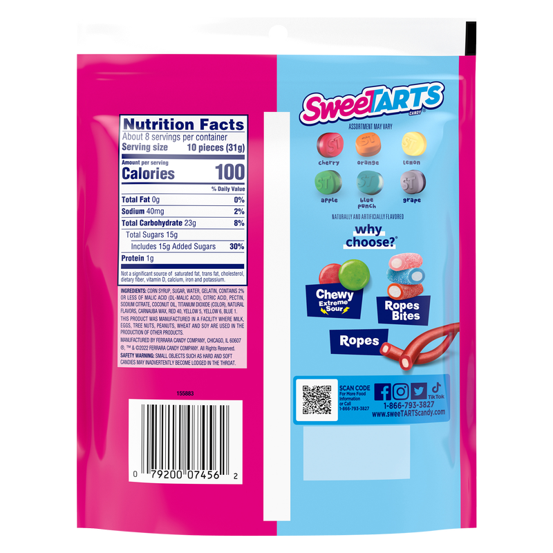 SweeTARTS Gummies Fruity Splitz 9oz