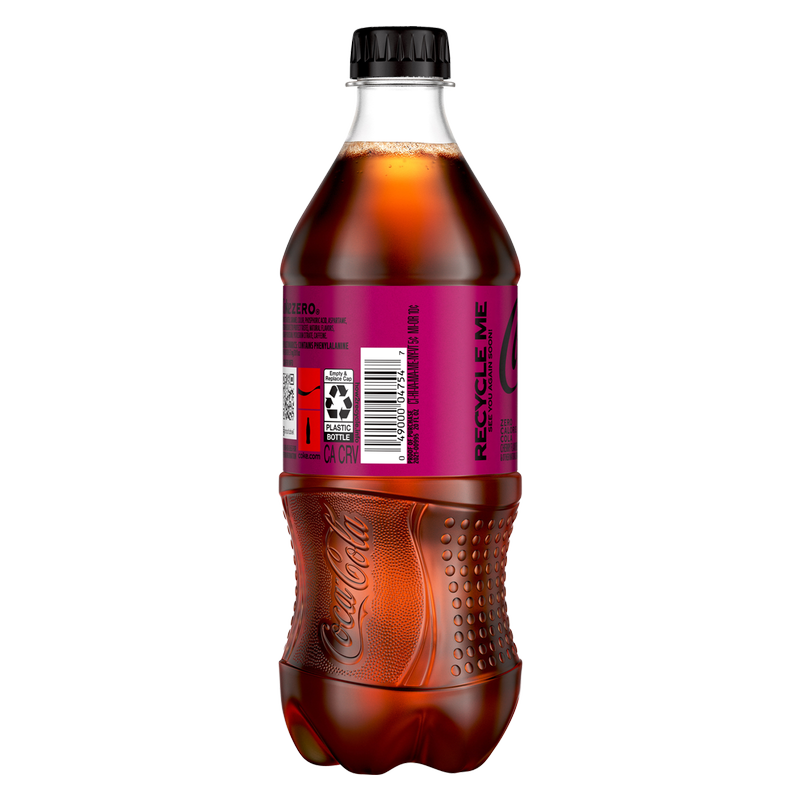 Coca-Cola Zero Sugar Cherry 20oz Btl