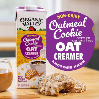 Organic Valley Oatmeal Cookie Oat Coffee Creamer 32oz