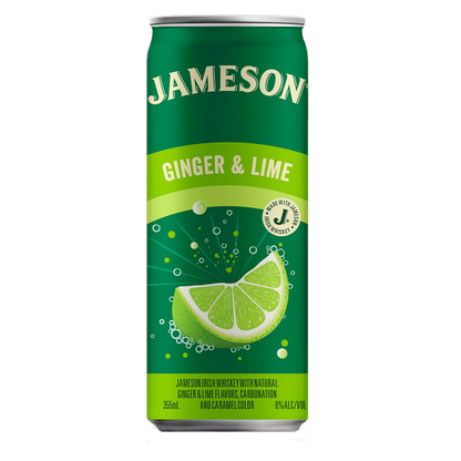 Jameson Ginger & Lime Cocktail 4pk 12oz Cans 6% ABV