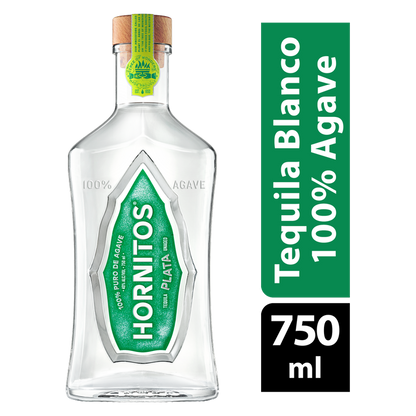 Hornitos Plata Tequila 750ml (80 Proof)