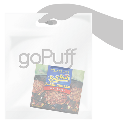 Ball Park Frozen Flamed Grilled Original Beef Patties 6ct 16.2oz