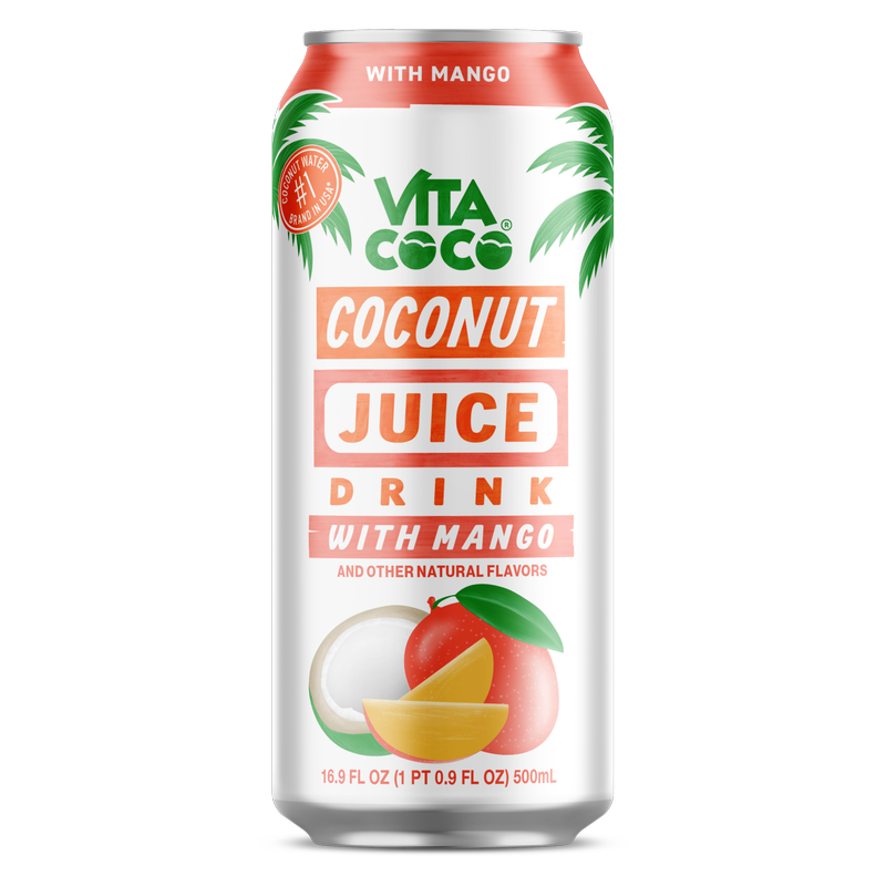 Vita Coco Coconut Juice with Mango 16.9oz Can