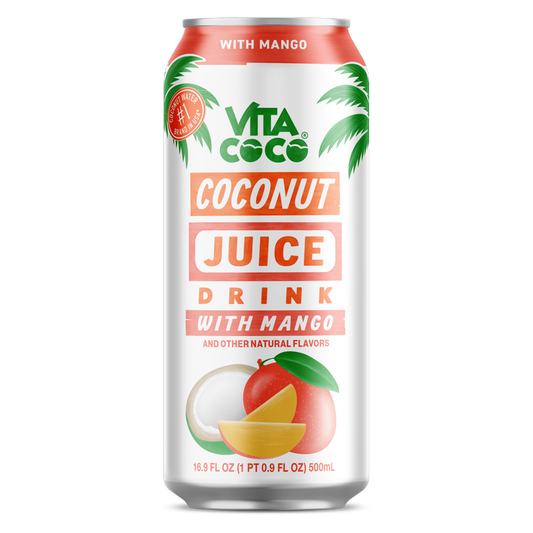 Vita Coco Coconut Juice with Mango 16.9oz Can