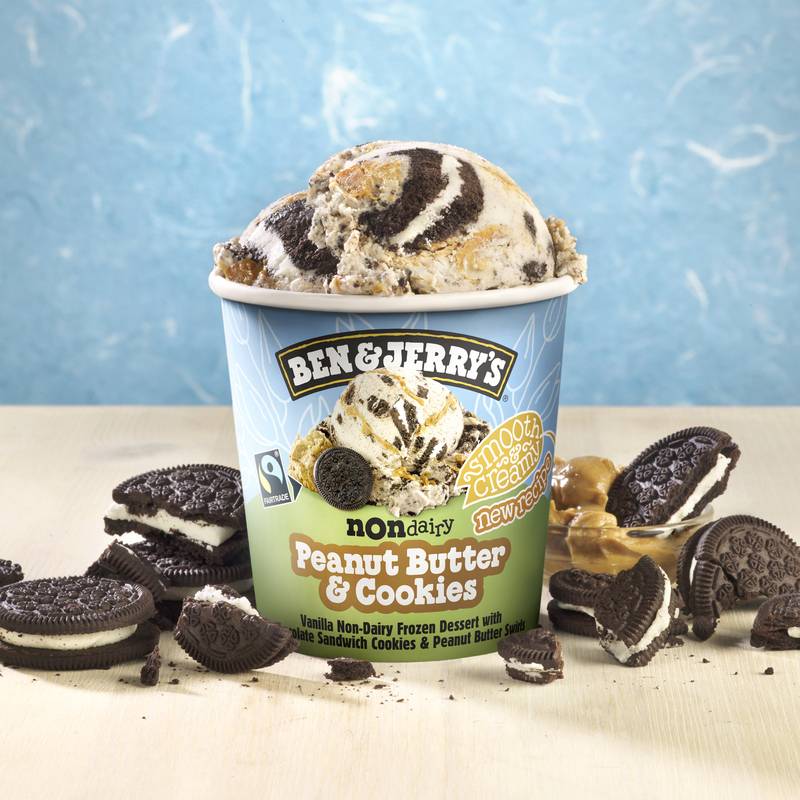 Ben & Jerry's Non-Dairy P.B. & Cookies Pint Dessert Pint