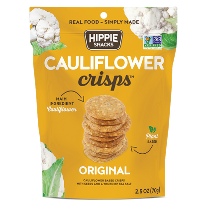 Hippie Snacks Gluten Free Original Cauliflower Crisps 2.5oz