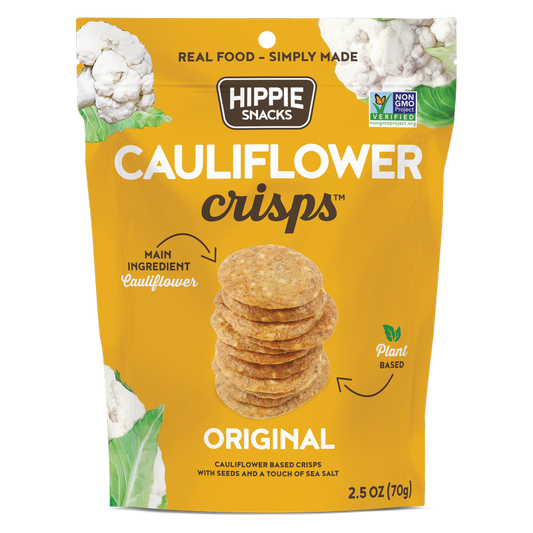 Hippie Snacks Gluten Free Original Cauliflower Crisps 2.5oz