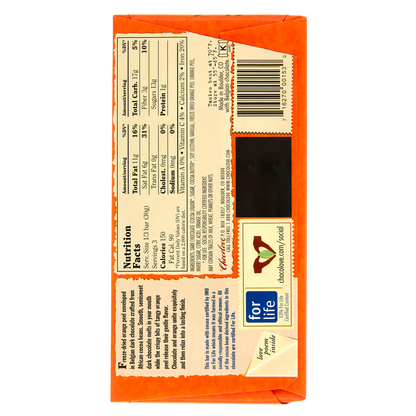 Chocolove Orange Peel Dark Chocolate 3.2oz