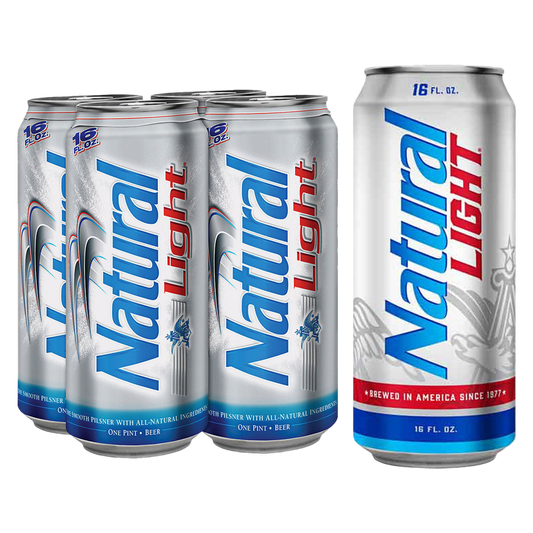 Natural Light 4 Pack 16 oz Cans