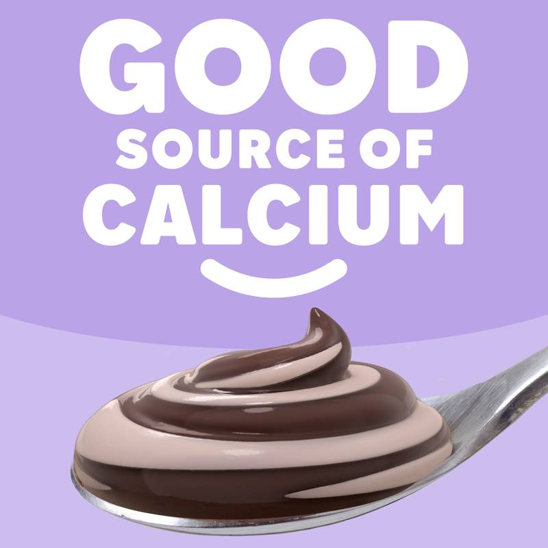 Jell-O Original Chocolate Vanilla Swirls Pudding Cups - 4ct