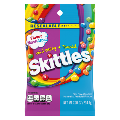Skittles Mash-Ups Chewy, 7.2 oz