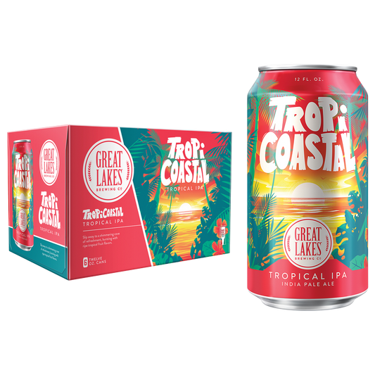 Great Lakes TropiCoastal Tropical IPA 6pk 12oz Can 6.0% ABV