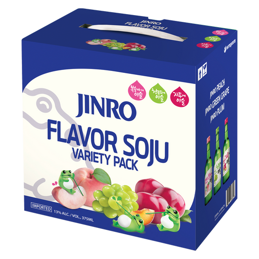 Jinro Flavor Soju Variety Pack 6pk 375ml