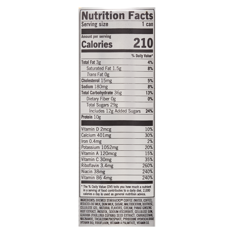 Starbucks Tripleshot Vanilla 15oz Can