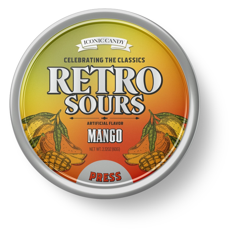Retro Sours Mango, 2.12oz