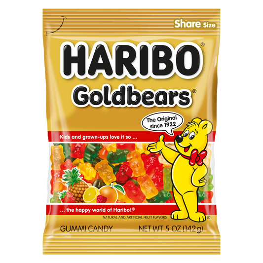 Haribo Goldbears Gummi Candy 5oz