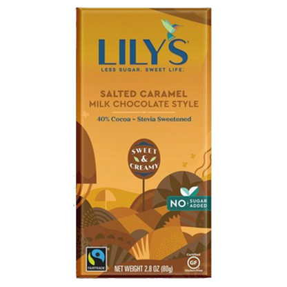Lily's Milk Chocolate Salted Caramel Bar 2.8oz