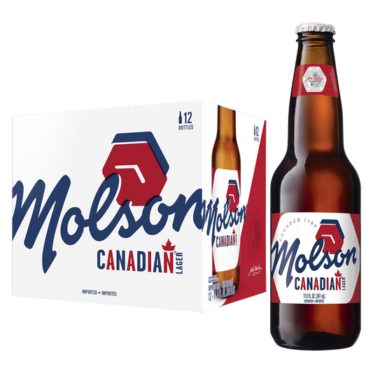 Molson Canadian 12pk 12oz Btl