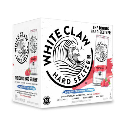 White Claw Raspberry 6pk 12oz Can 5.0% ABV