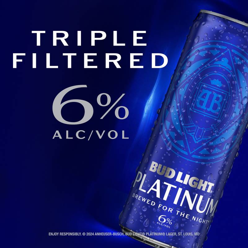 Bud Light Platinum 18pk 12oz Cans 6% ABV