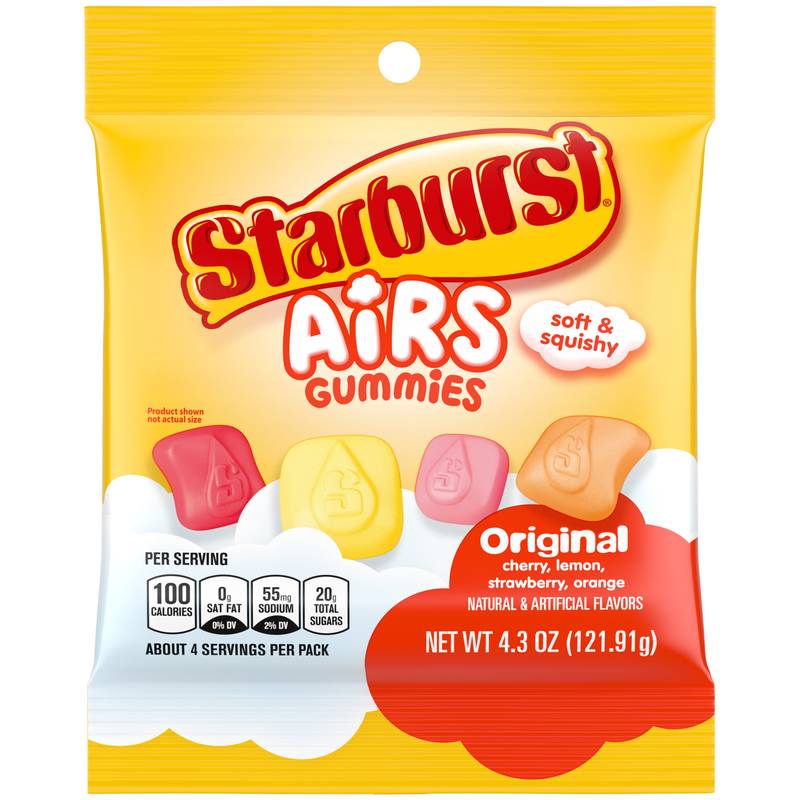 STARBURST Airs Original Gummy Candy, 4.3 oz Bag