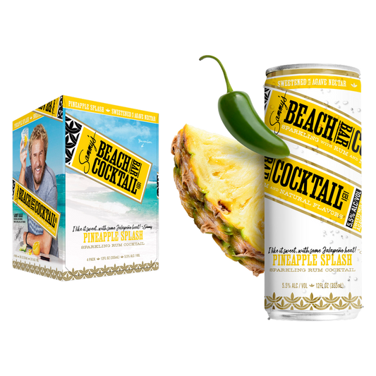 Sammy's Beach Bar Pineapple Splash 4pk 12oz Can