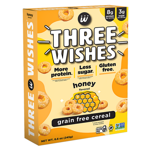 Three Wishes Grain Free Cereal Honey 8.6oz
