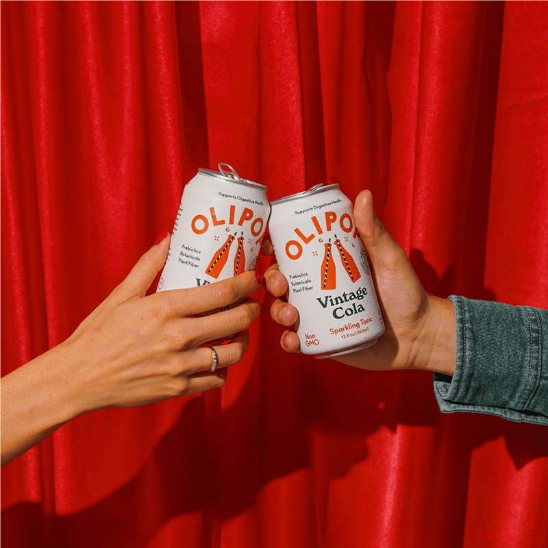 Olipop Vintage Cola 4pk 12oz Can- XL