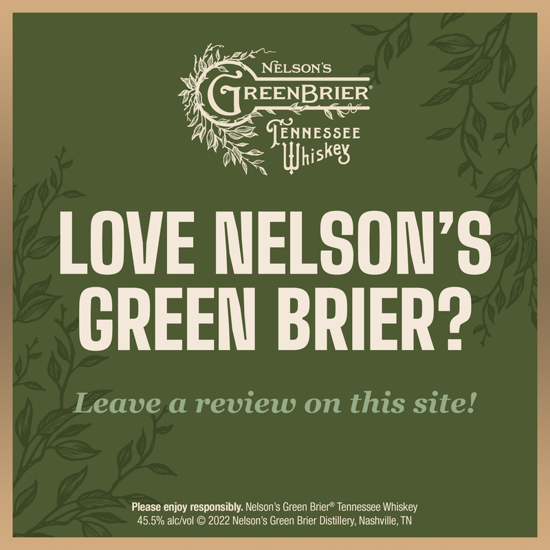 Nelson's Green Brier TN Whiskey 750ml (91 Proof)