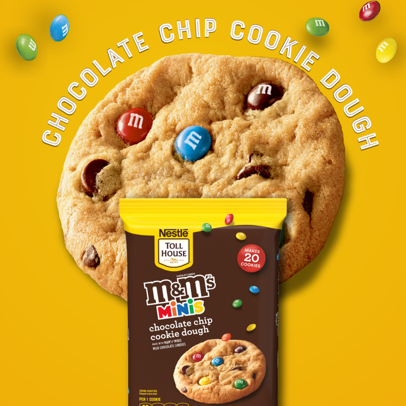 Nestle Toll House M&M's Minis Chocolate Chip Cookie Dough - 20ct/14oz