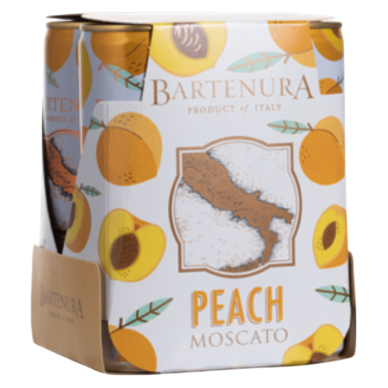 Bartenura Peach Moscato 4pk 250ml Can