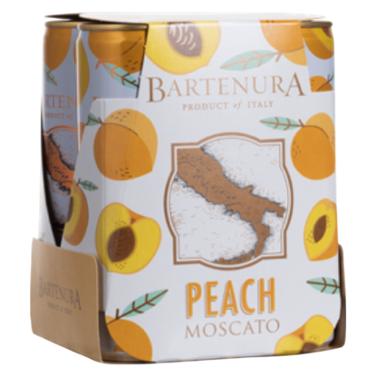Bartenura Peach Moscato 4pk 250ml Can