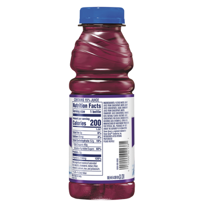 Ocean Spray Cranberry Grape Juice 15.2oz Btl