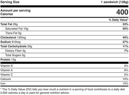 Jimmy Dean Sausage, Egg, & Cheese Croissant Sandwich 4.9oz