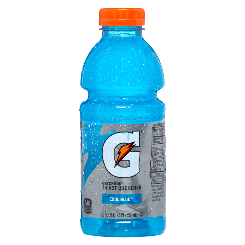 Gatorade Thirst Quencher Cool Blue 20oz Btl