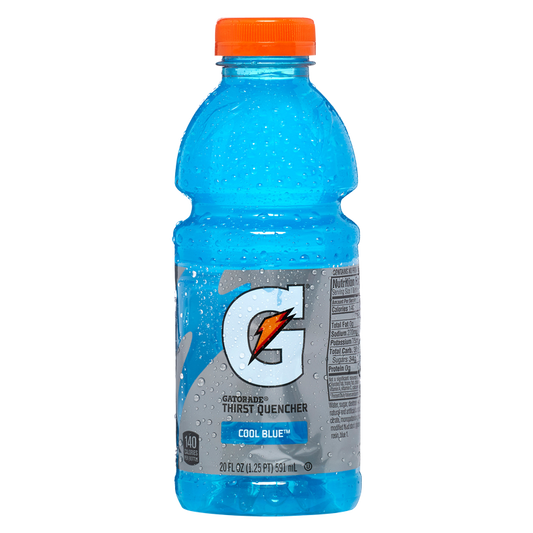 Gatorade Thirst Quencher Cool Blue 20oz Btl