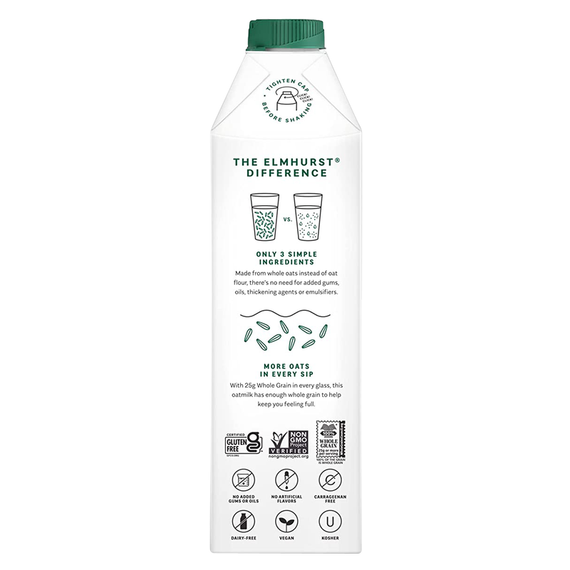 Elmhurst Unsweetened Oat Milk 32oz