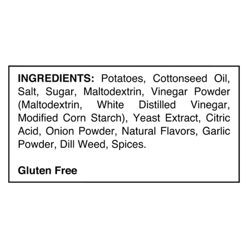 Utz Potato Chips Ripples Fried Dill Pickle 8.5oz