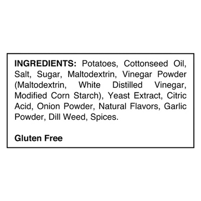 Utz Potato Chips Ripples Fried Dill Pickle 8.5oz