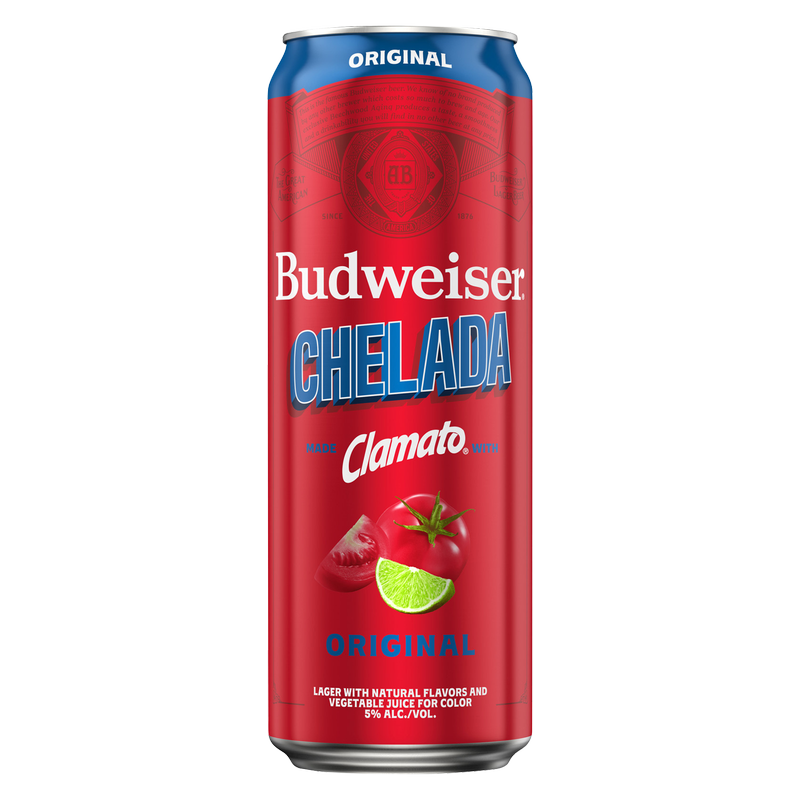 Budweiser Chelada 25oz Can 5.0% ABV