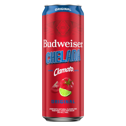 Budweiser Chelada 25oz Can 5.0% ABV