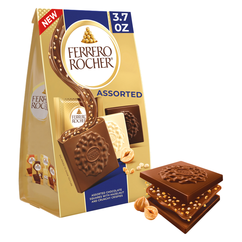 Ferrero Rocher Assorted Squares, 3.7oz