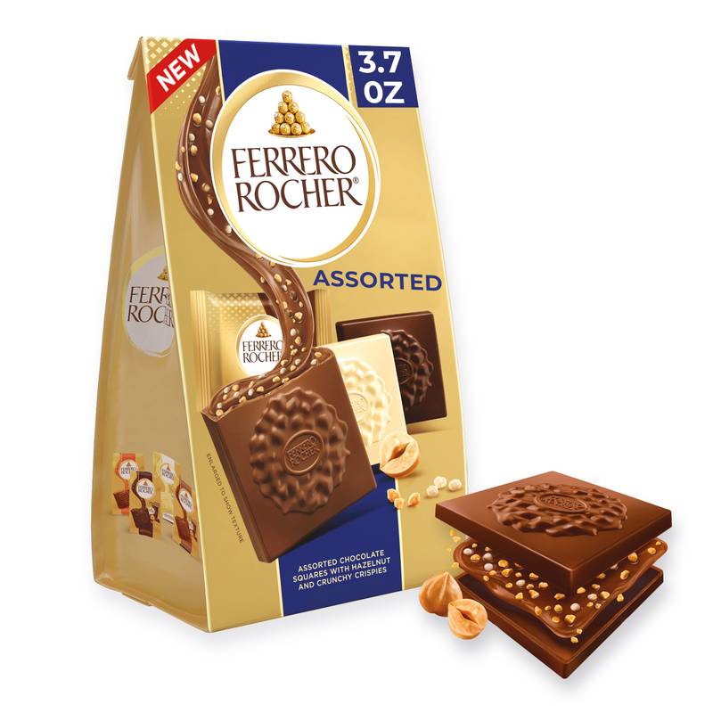 Ferrero Rocher Assorted Squares, 3.7oz
