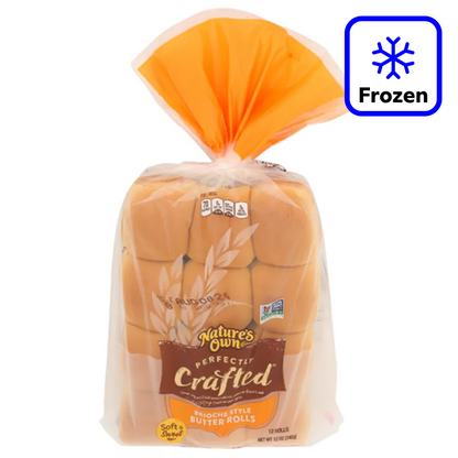 Nature's Own Perfectly Crafted Frozen Brioche Dinner Rolls - 12ct
