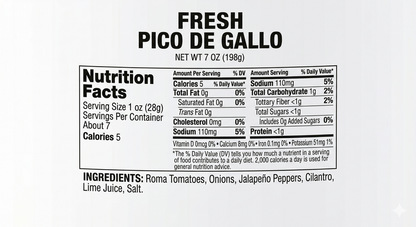 Fresh Pico de Gallo - 7oz