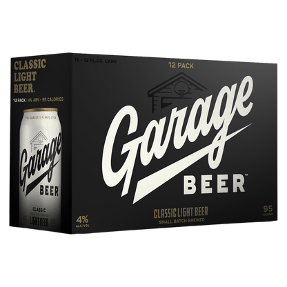 Garage Beer Classic Light Beer 12pk 12oz 4% ABV