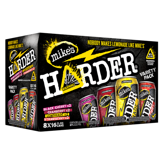 Mike's HARDER Variety Pack 8pk 16oz Can 8.0% ABV