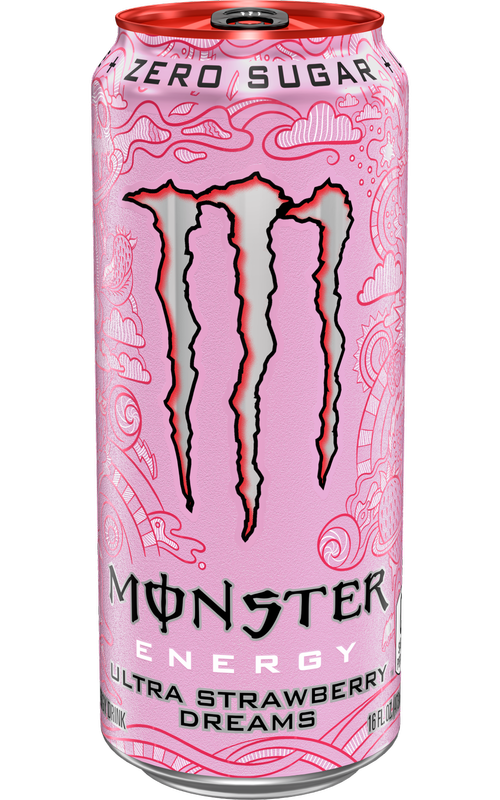 Monster Energy Ultra Strawberry Dreams Energy Drink 16oz Can